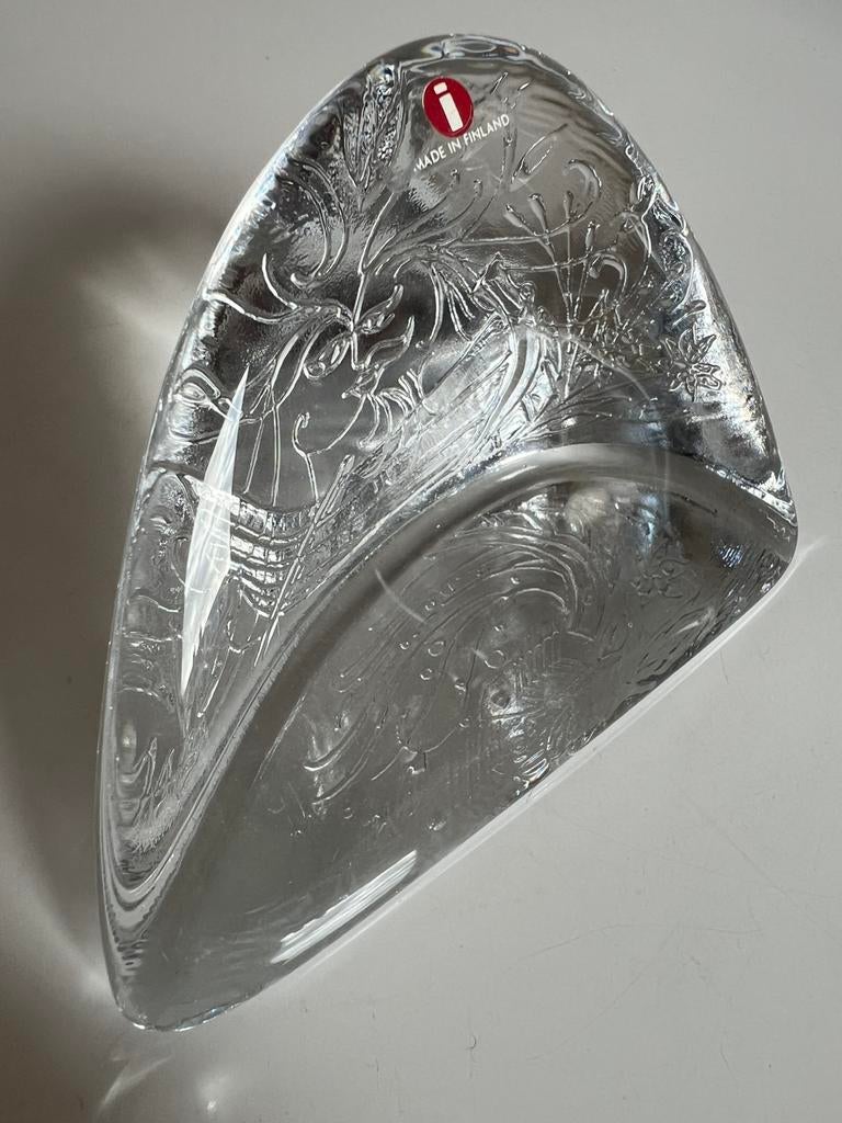 Vintage Iittala Zeeman-Vissen-Garnalen Paperweight V Kokko, Ophalen of Verzenden