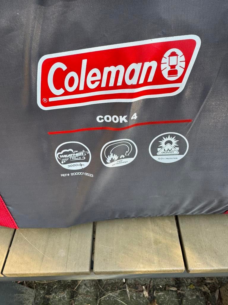 Coleman cook 4, Caravans en Kamperen, Tenten, Ophalen, Zo goed als nieuw, Tot en met 4