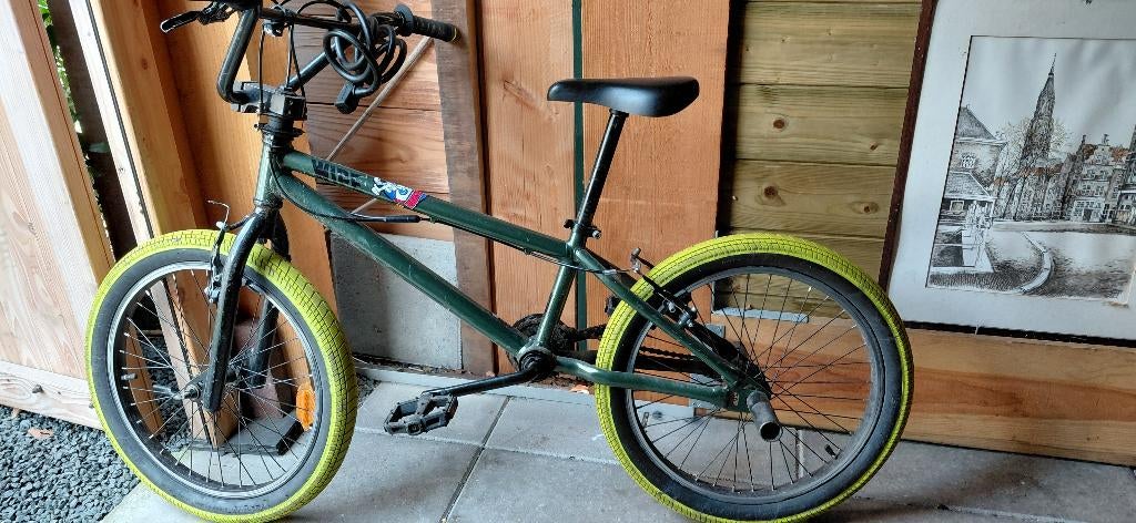 BMX, Ophalen, Staal, Wipe  van Decatlon, Voetsteunen