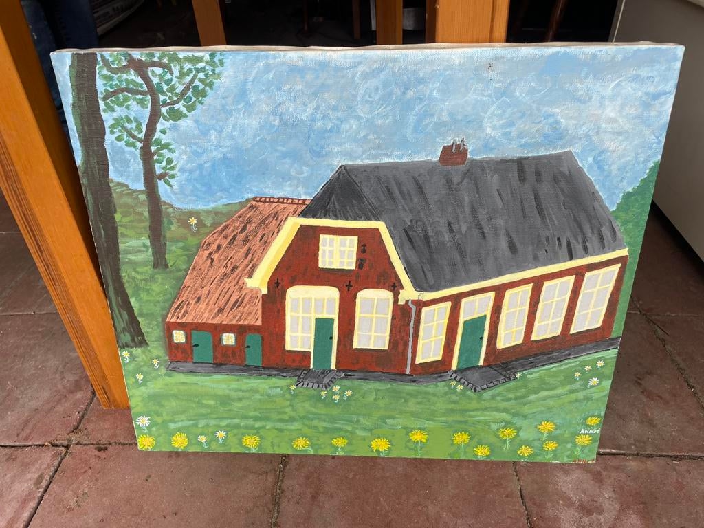 Schilderij, Ophalen, Zo goed als nieuw, Rechthoekig, Minder dan 100 cm