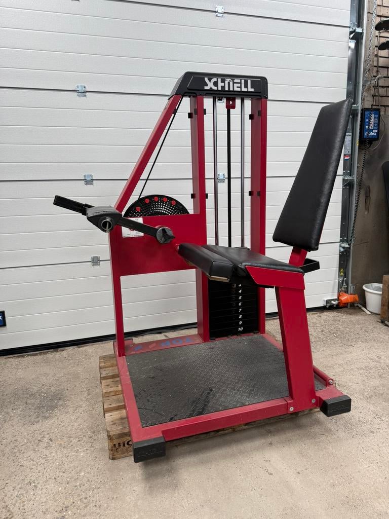 Schnell leg curl/ Leg extension 2 in 1 machine/ Old school, Sport en Fitness, Fitnessmaterialen, Ophalen, Gebruikt, Overige typen