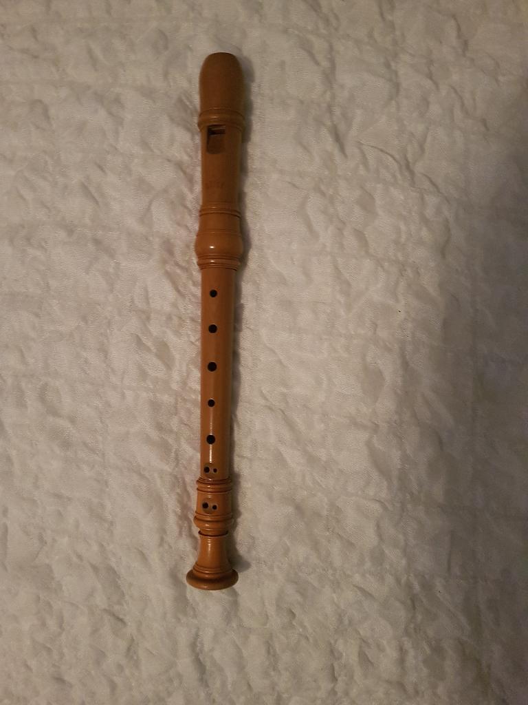 Blokfluit Moeck. Sopraan. Buxushout, Ophalen of Verzenden, Zo goed als nieuw, Sopraan of Sopranino