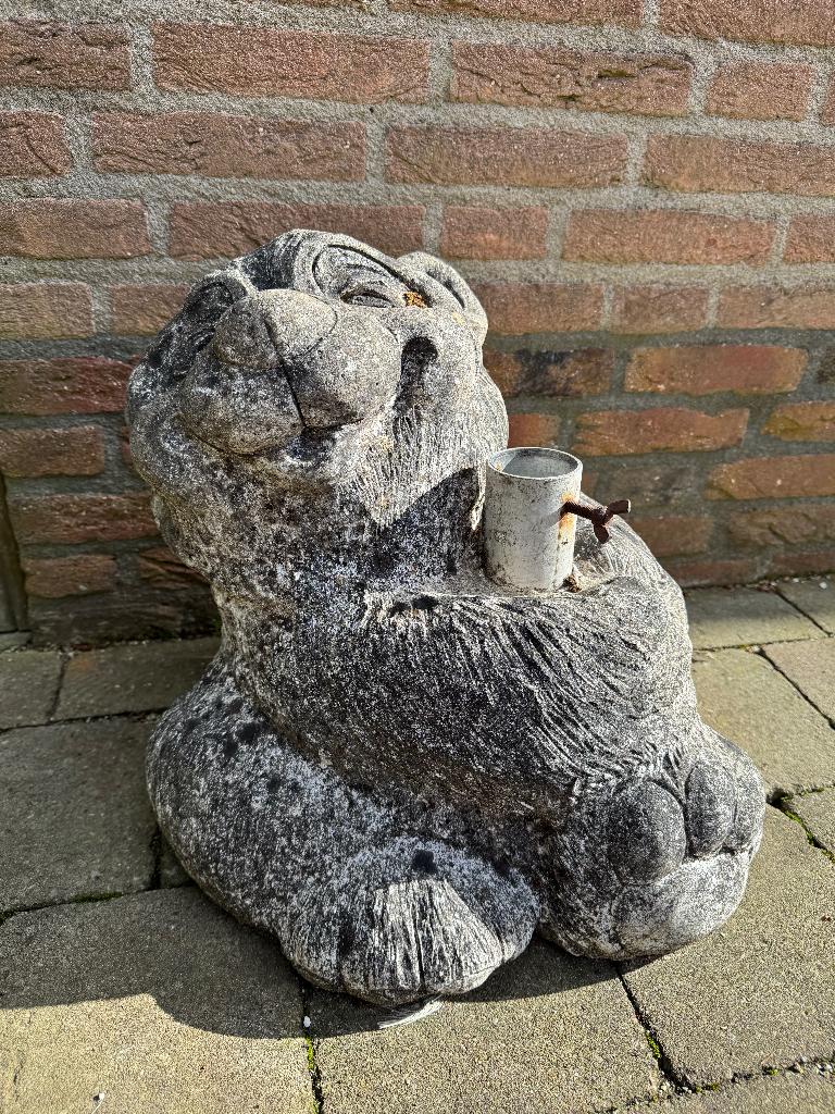 betonnen beer parasolvoet, Tuin en Terras, Ophalen, Gebruikt, Minder dan 1 meter, Parasolvoet