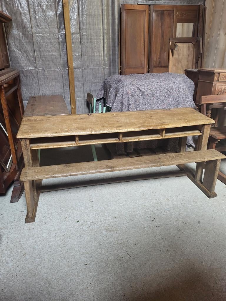 Authentiek, franse lessenaar, 4 persoons, Ophalen