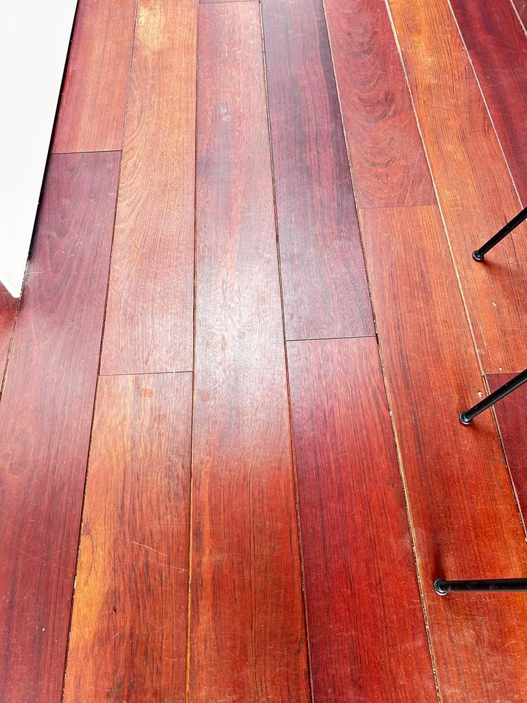 Jatoba houten vloerdelen, Ophalen, Gebruikt, Vloerdelen of -planken, 10 m² of meer