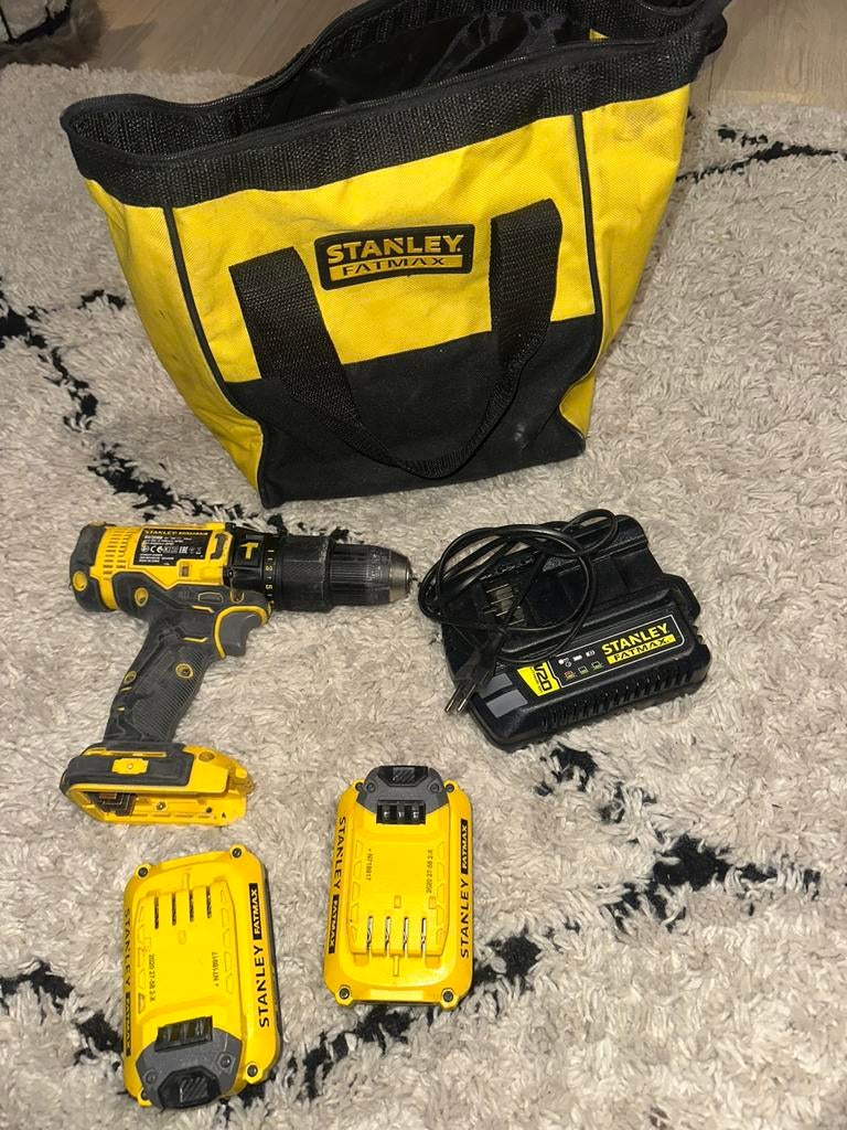 Stanley boor/schroefmachine, Ophalen, Gebruikt