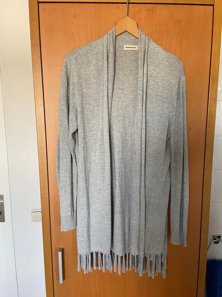 Grijs vest van Repeat in maat 40, Ophalen of Verzenden, Gedragen, Maat 38/40 (M), Grijs