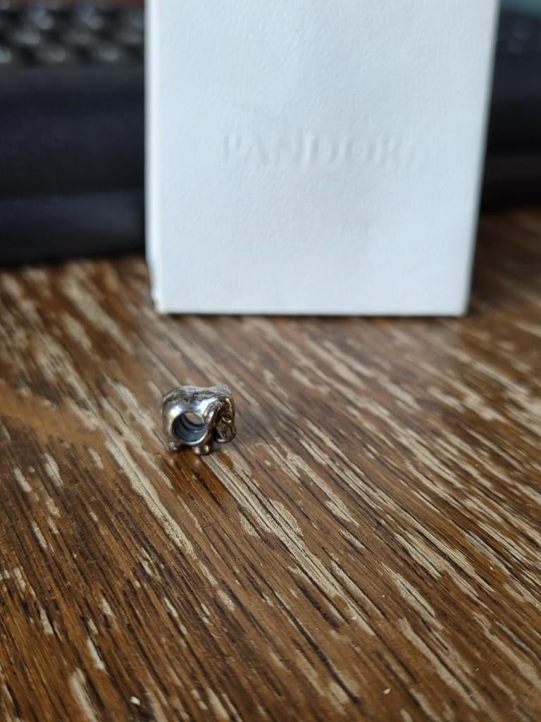 pandora bedel olifant zilver, Pandora, Nieuw, Ophalen of Verzenden, 1 bedel