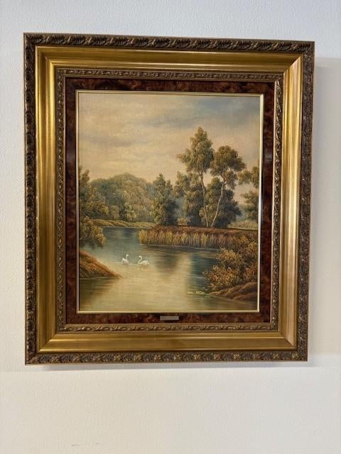 Schilderij : Zwamen op het water, Ophalen