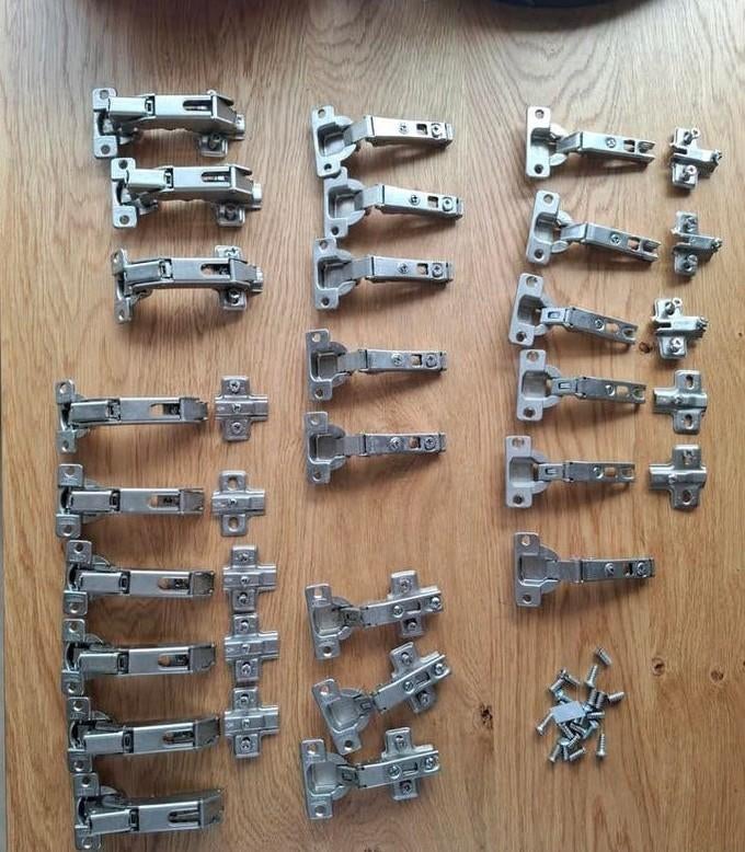 Ikea Scharnieren - Diverse Maten en Types, Ophalen of Verzenden, Gebruikt, IJzer, Scharnier