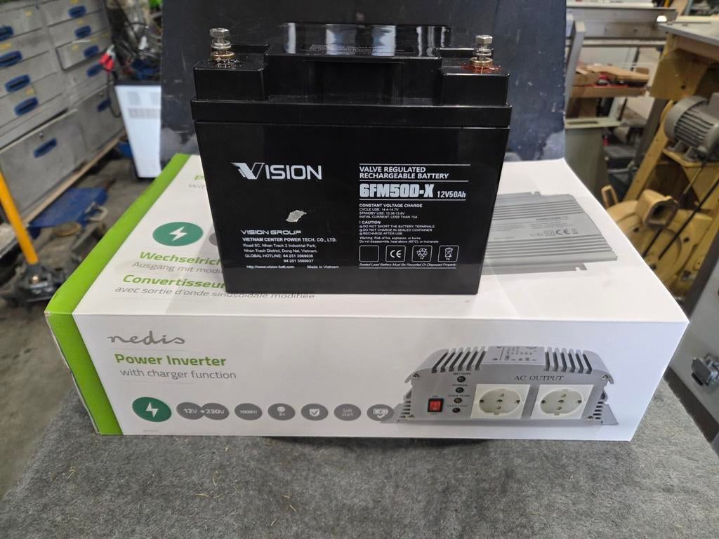 Nedis Power Inverter 1000watt, Ophalen of Verzenden, Nieuw