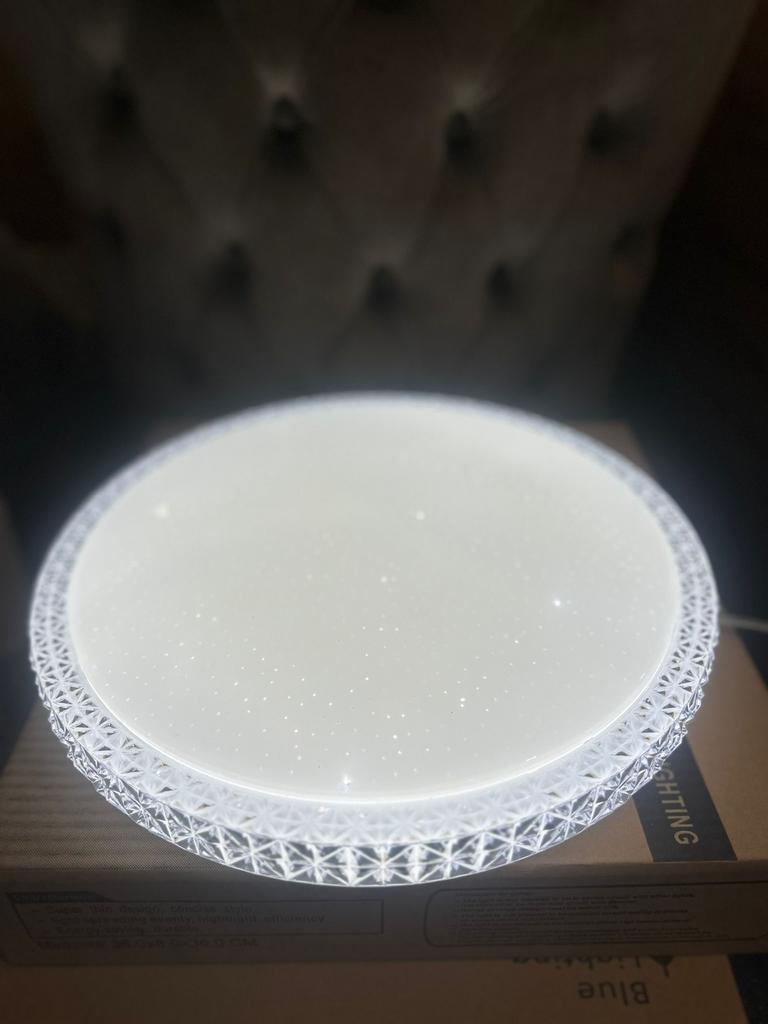 Led plafondlamp nieuw 3 kleur dimbaar lampen 30 cm dia, Ophalen of Verzenden, Nieuw, Overige materialen, Eric kuster