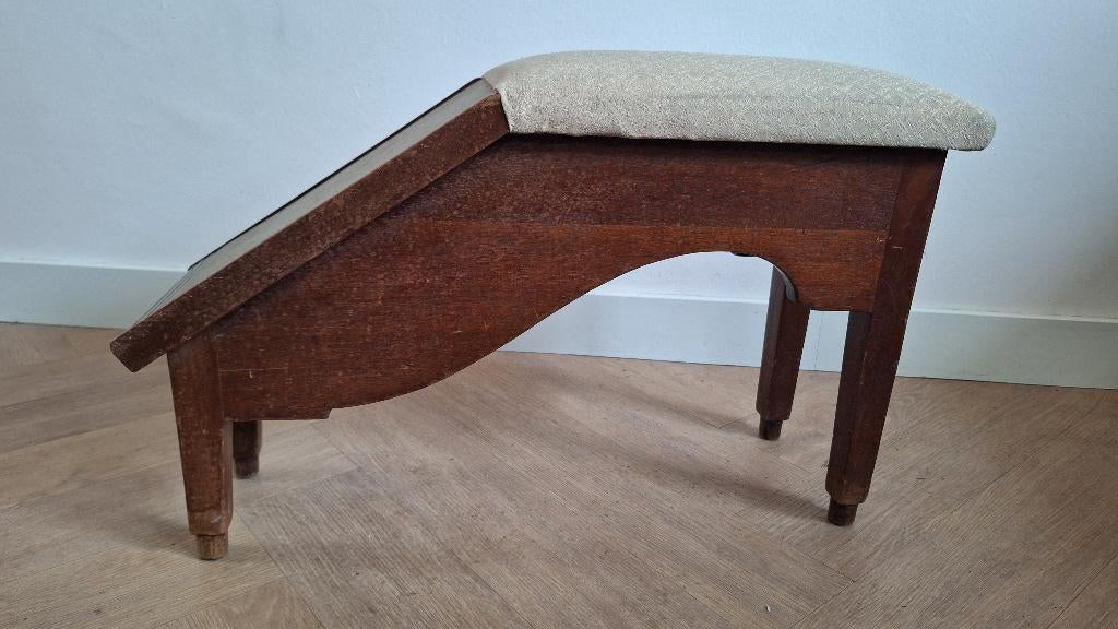 Vintage schoenenbankje uit boedel J.Huizing te Haarlem, Ophalen, Gebruikt
