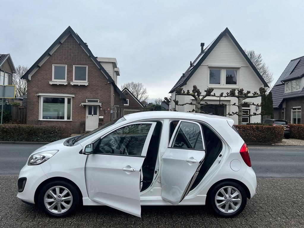 Kia Picanto 1.2 CVVT ISG Plus Pack Exclusive 58.000 KM NAP, Voorwielaandrijving, Euro 5, Gebruikt, Zwart