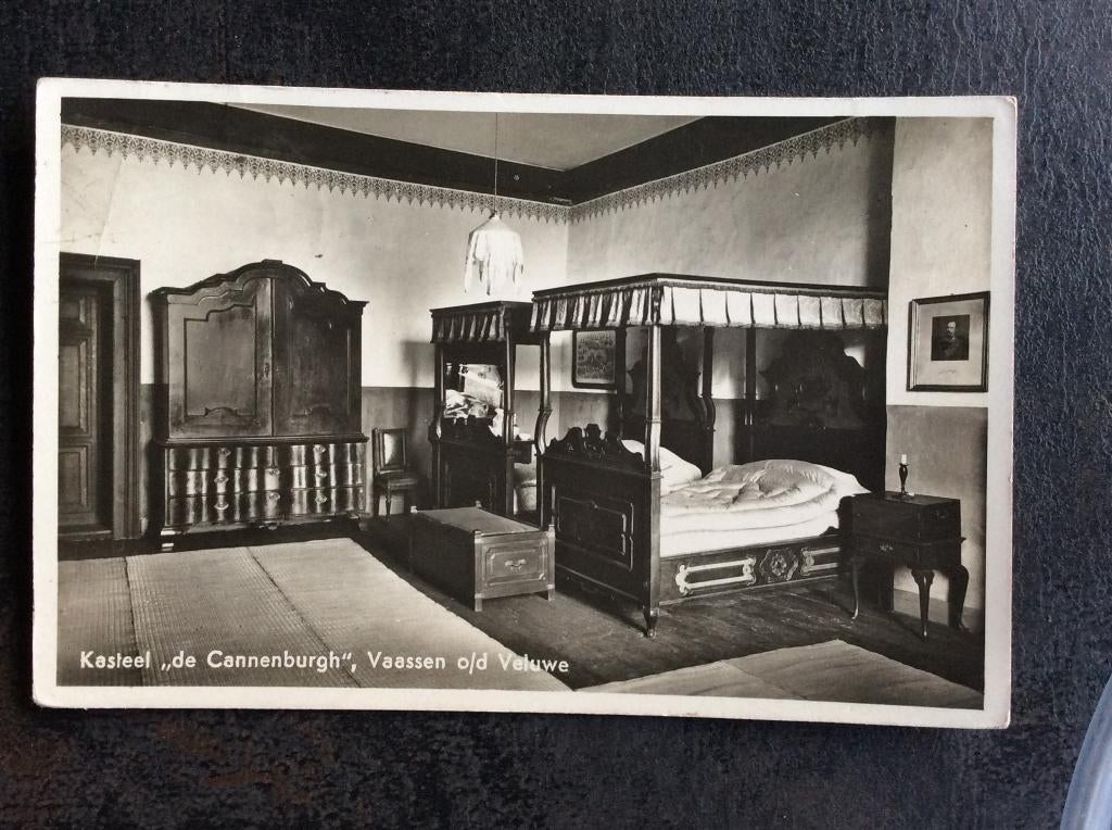 Vaassen, Kasteel Cannenburgh, Verzamelen, Ophalen of Verzenden, 1940 tot 1960, Gelopen, Gelderland
