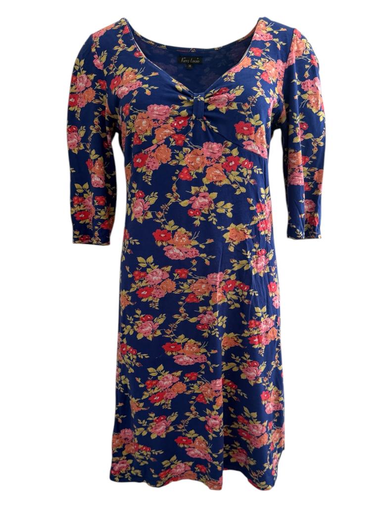 King Louie jurk S, Blauw, Ophalen of Verzenden, Zo goed als nieuw, Knielengte