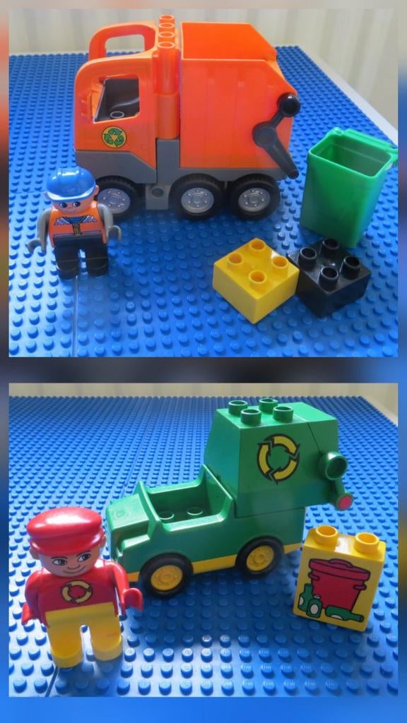 Duplo vuilniswagens, Ophalen, Duplo