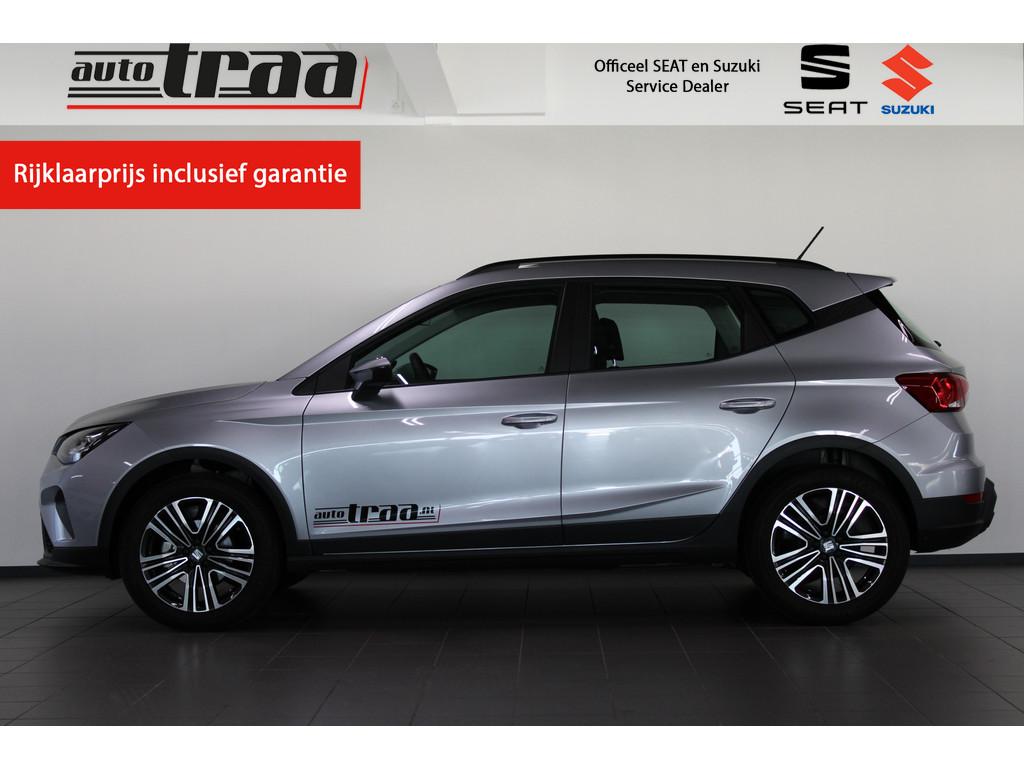 SEAT Arona 1.0 EcoTSI Style / DAB+ / Led verlichting / 17'', Voorwielaandrijving, 1088 kg, Bedrijf, Handgeschakeld