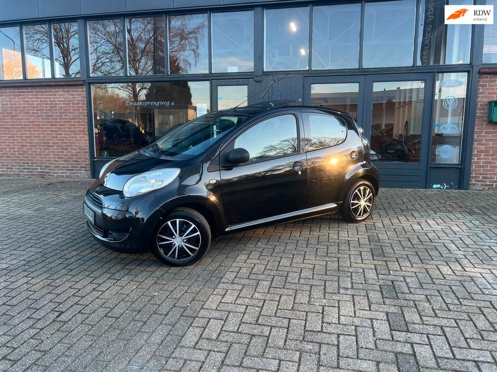 Citroen C1 1.0-12V Séduction, Open dak, Nieuwe apk, Auto's, Citroën, Voorwielaandrijving, Stof, Zwart, 4 stoelen