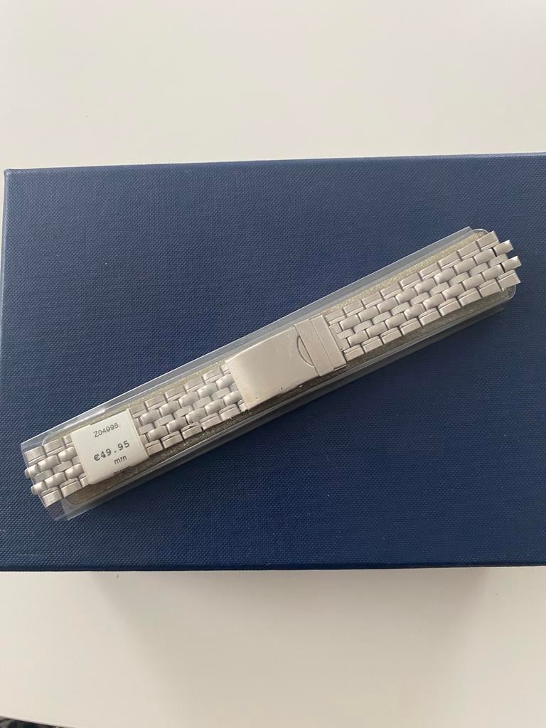 Rowi heren RVS horlogeband 18 mm, Overige merken, Staal, Staal, Polshorloge