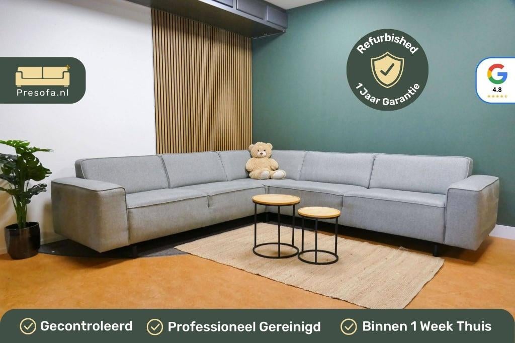 Grote Hoekbank Grijs InHouse [Refurbished], 250 tot 300 cm, -, -, Hoekbank