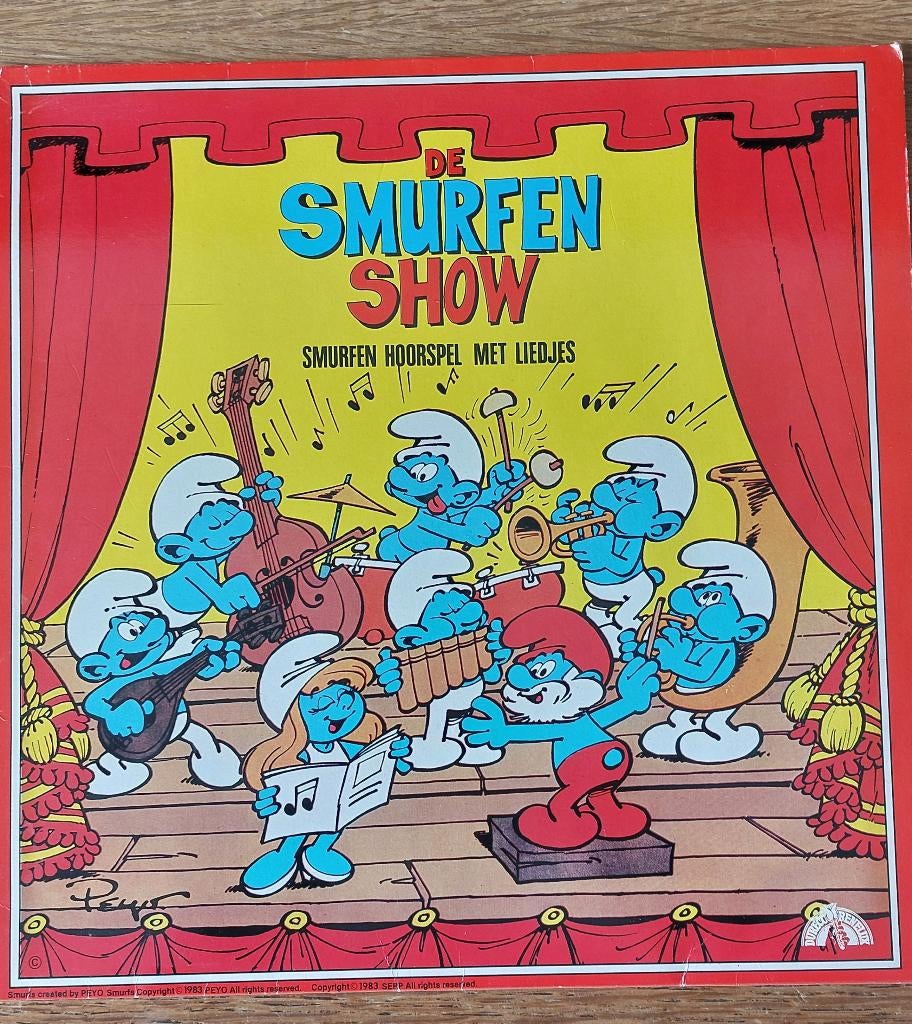 132430  LP  De smurfenshow, Ophalen of Verzenden, Gebruikt, Verhaal of Sprookje, 3 tot 5 jaar