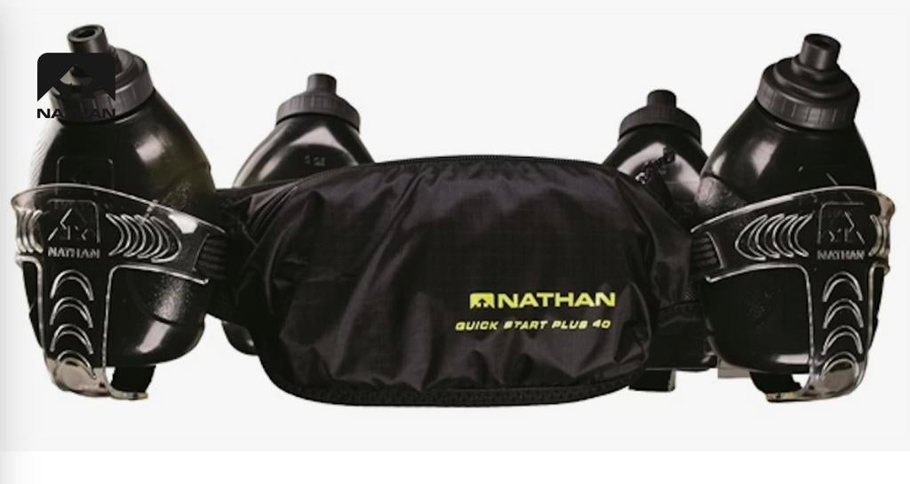 NATHAN QUICKSTART PLUS 40 BELT (zwart), Overige typen, Zo goed als nieuw, Hardlopen, Ophalen