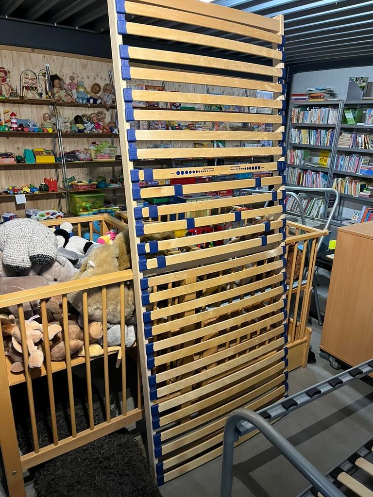 Lattenbodem, eenpersoons, Huis en Inrichting, Slaapkamer | Matrassen en Bedbodems, Ophalen, 90 cm, Eenpersoons, 190 cm of minder