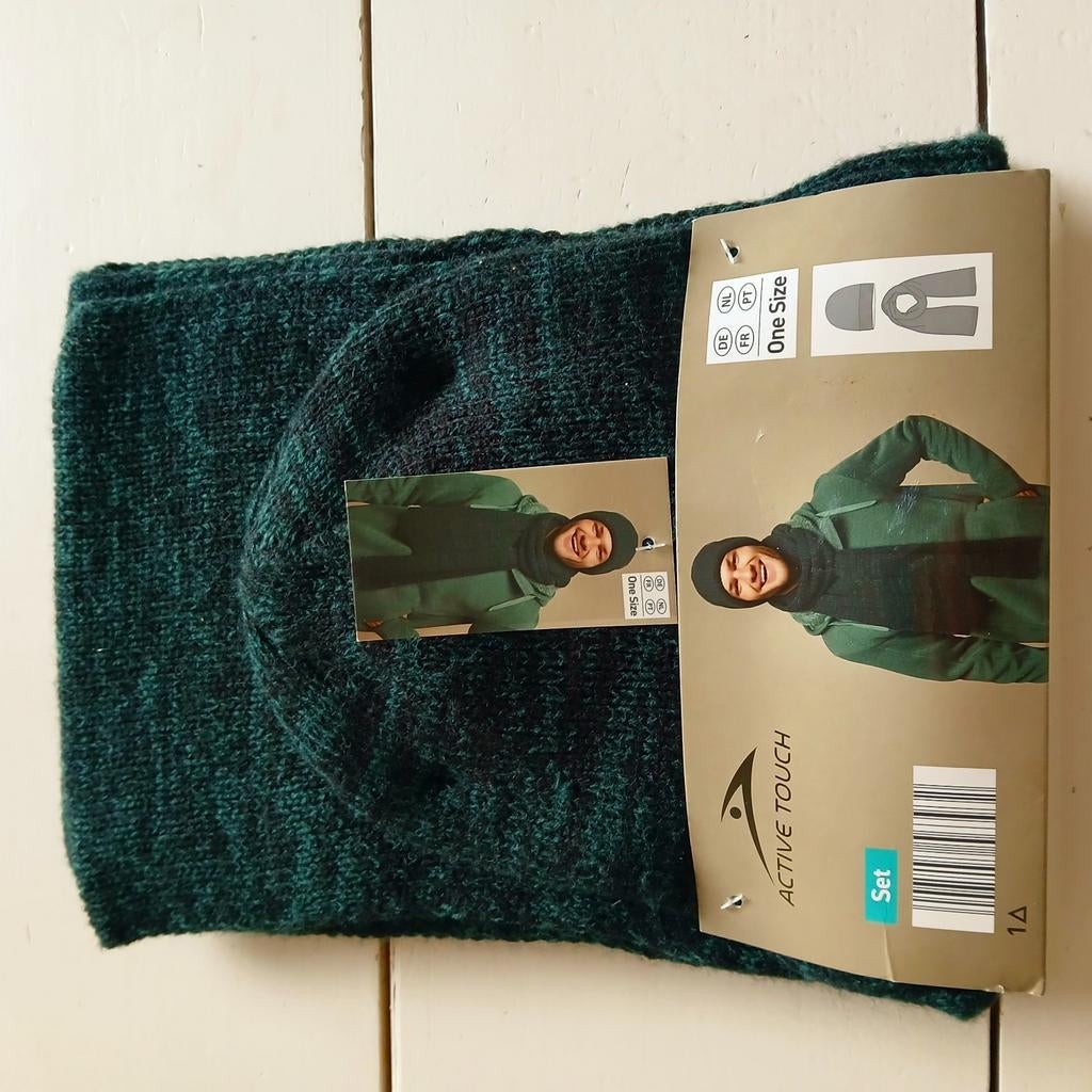 Active touch muts en sjaal one size NIEUW!, Kleding | Heren, Mutsen, Sjaals en Handschoenen, Nieuw, Overige maten, Ophalen of Verzenden