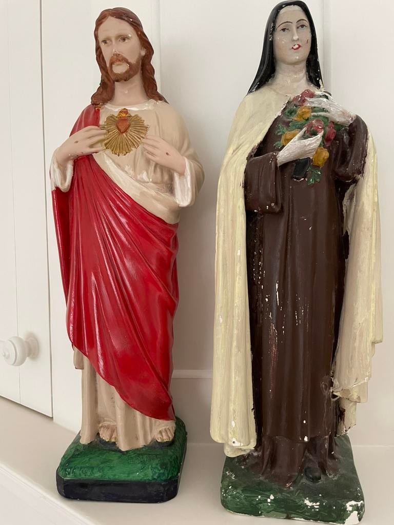 Religieuze beelden (H 0.40cm) Alleen Theresia is er nog, Ophalen