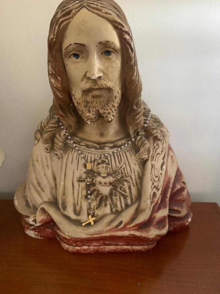 Antiek borstbeeld van Jezus, Antiek en Kunst, Ophalen of Verzenden