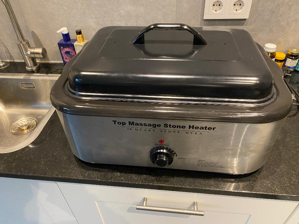 Hotstone massage benodigdheden in prima staat, Ophalen of Verzenden, Gebruikt, Hotstone