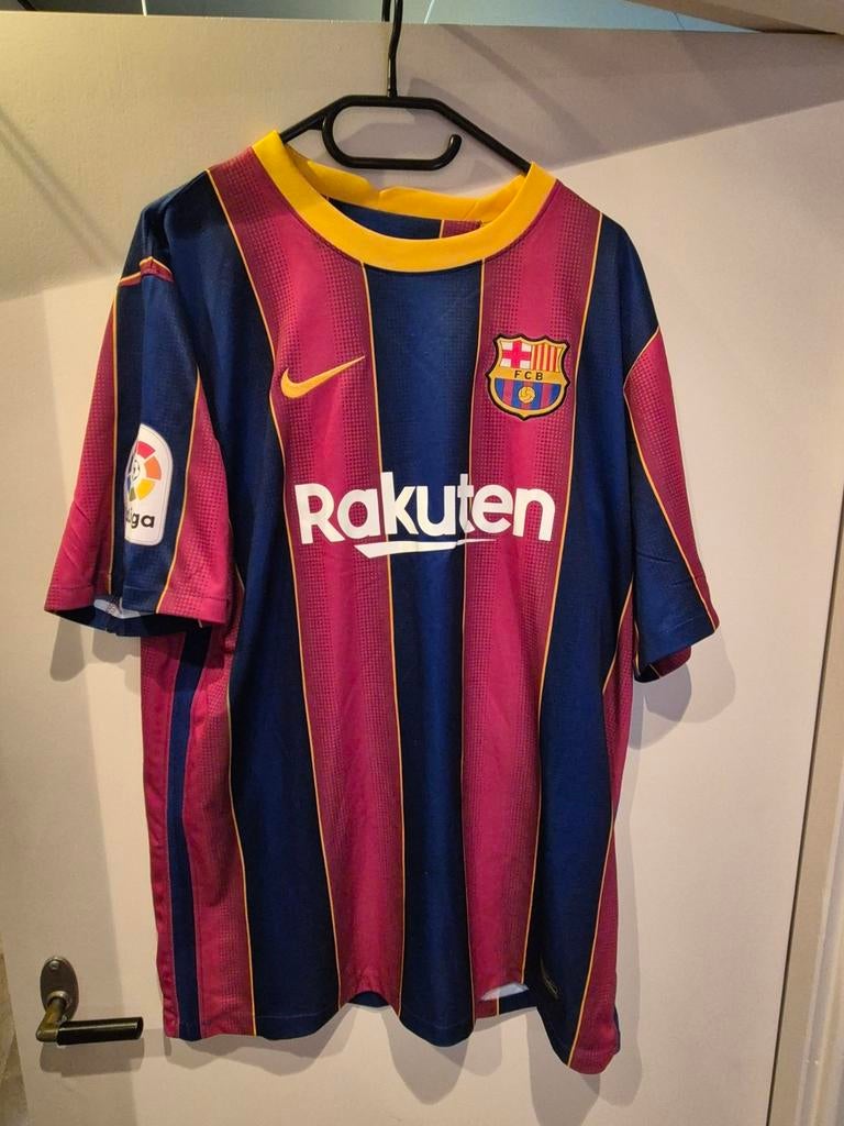 Fc Barcelona thuisshirt 2020-2021 fanshop, Ophalen of Verzenden, Zo goed als nieuw, Buitenlandse clubs, Shirt