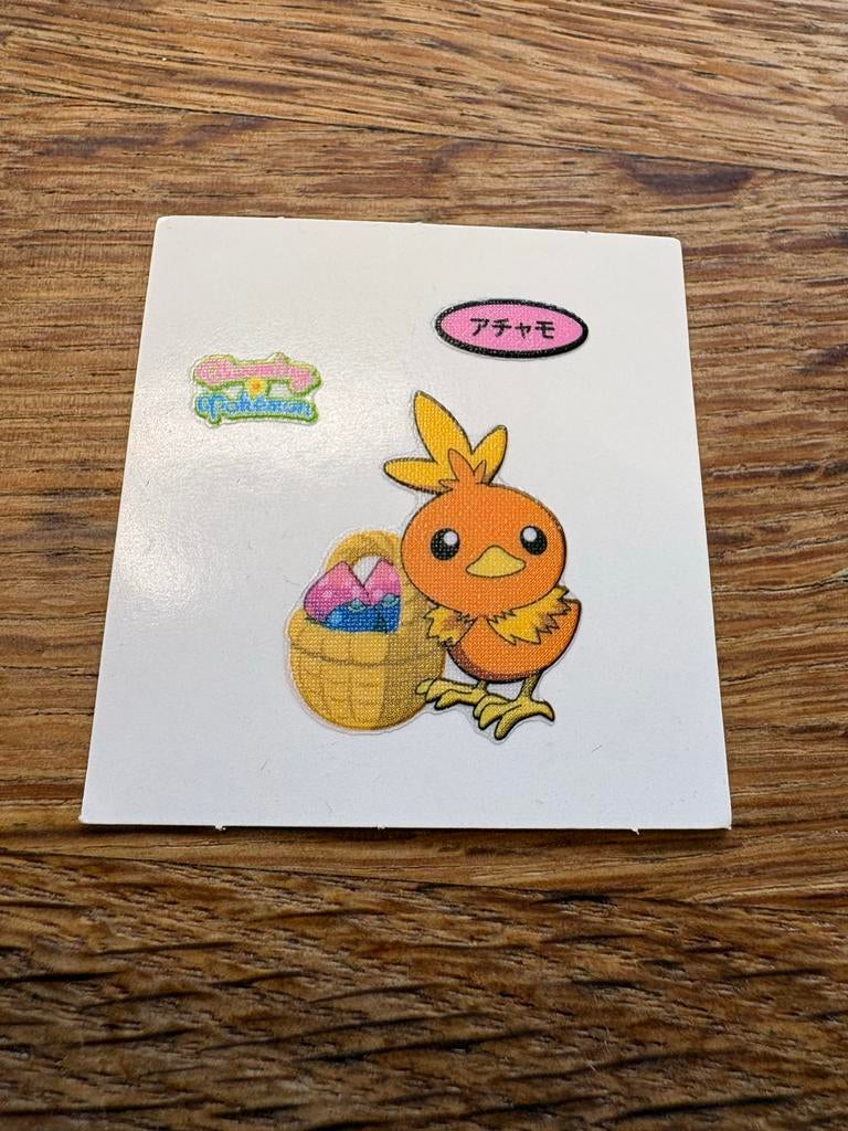 Pokemon Torchic Sticker - Japanse Anime Nintendo, Ophalen of Verzenden, Zo goed als nieuw, Sticker