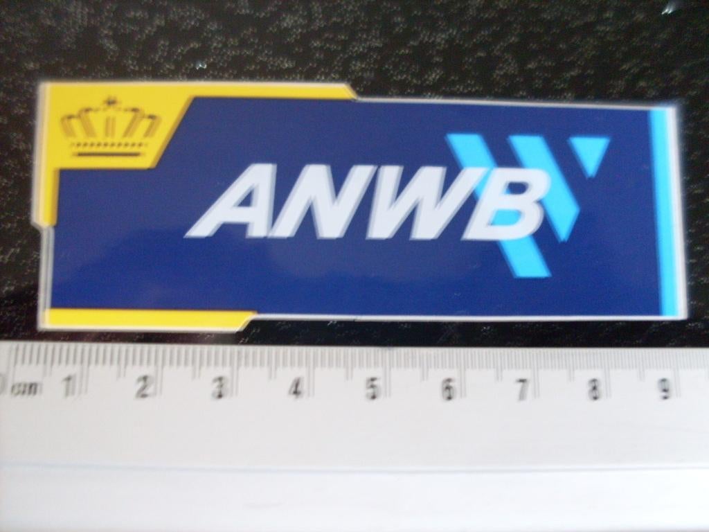 sticker anwb logo koninklijk, Verzamelen, Ophalen of Verzenden, Zo goed als nieuw, Bedrijf of Vereniging