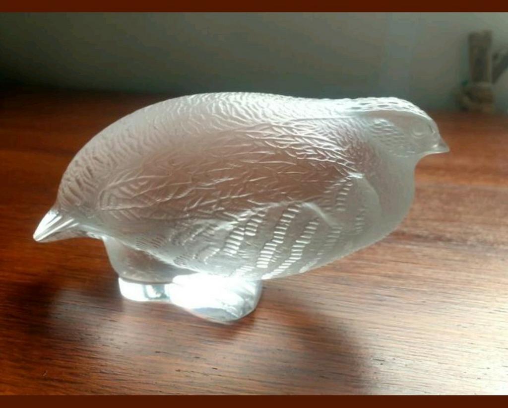Lalique Perdrix Couchee, Antiek en Kunst, Ophalen of Verzenden