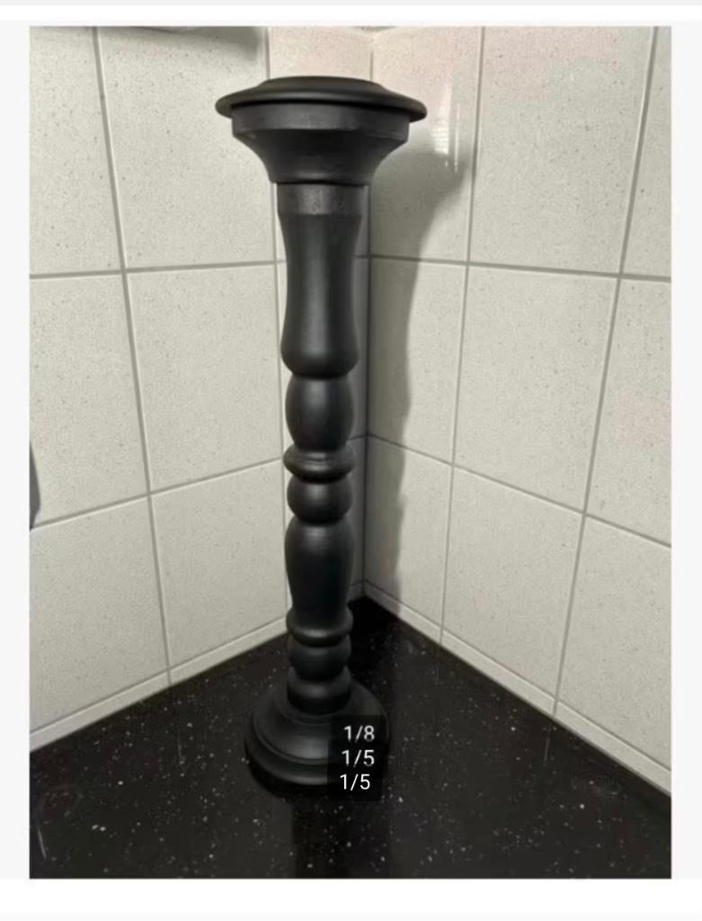 Mooie hoge Hoedenstandaard, hoog 55 cm hout, Ophalen of Verzenden