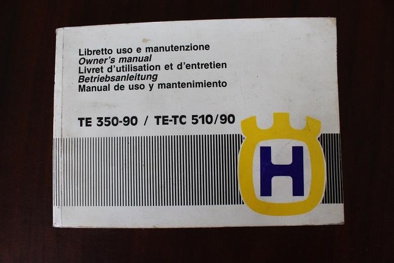 Husqvarna TE350-90 TE-TC510-90 motorcycle owner's manual, Ophalen of Verzenden, Overige merken