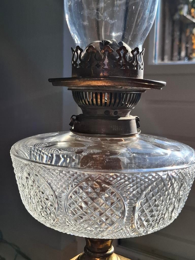 Prachtige antieke olielamp James Hinks & Son nr 2, Ophalen