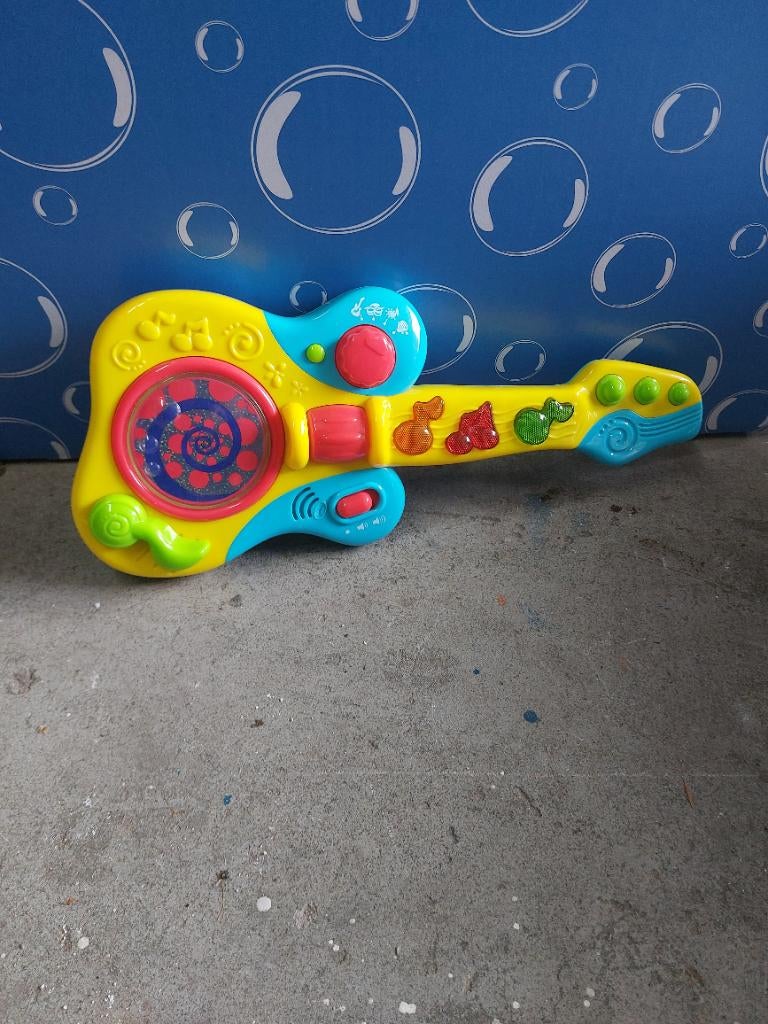 Playgo speelgoed gitaar, Ophalen of Verzenden, Gebruikt, Speelkleed, Met licht