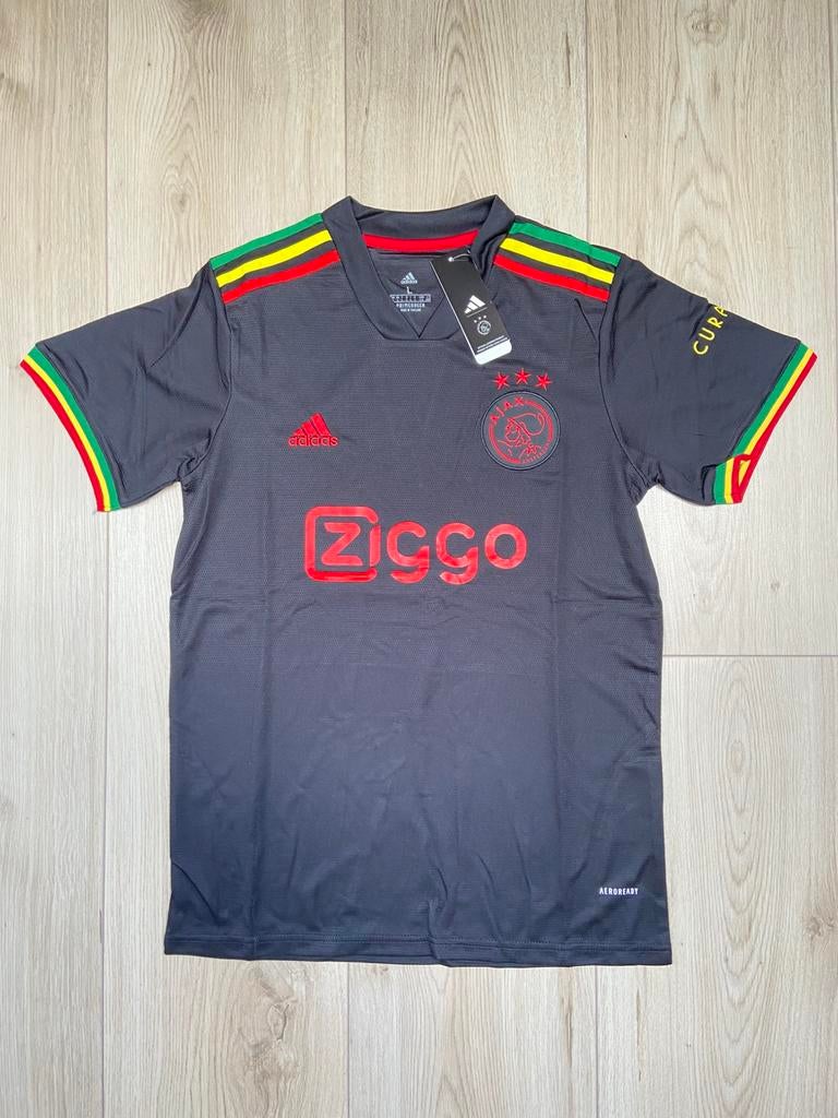 Ajax Jamaica Three Little Birds Shirt - Maat L - Nieuw, Maat 52/54 (L), Zwart, Nieuw, Ophalen of Verzenden