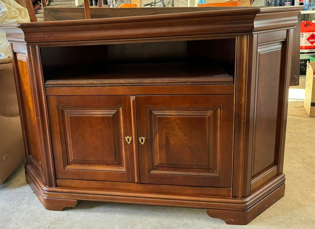 Kersenhout tv meubel, Huis en Inrichting, Kasten | Televisiemeubels, Ophalen, 50 tot 100 cm, Zo goed als nieuw, Minder dan 100 cm