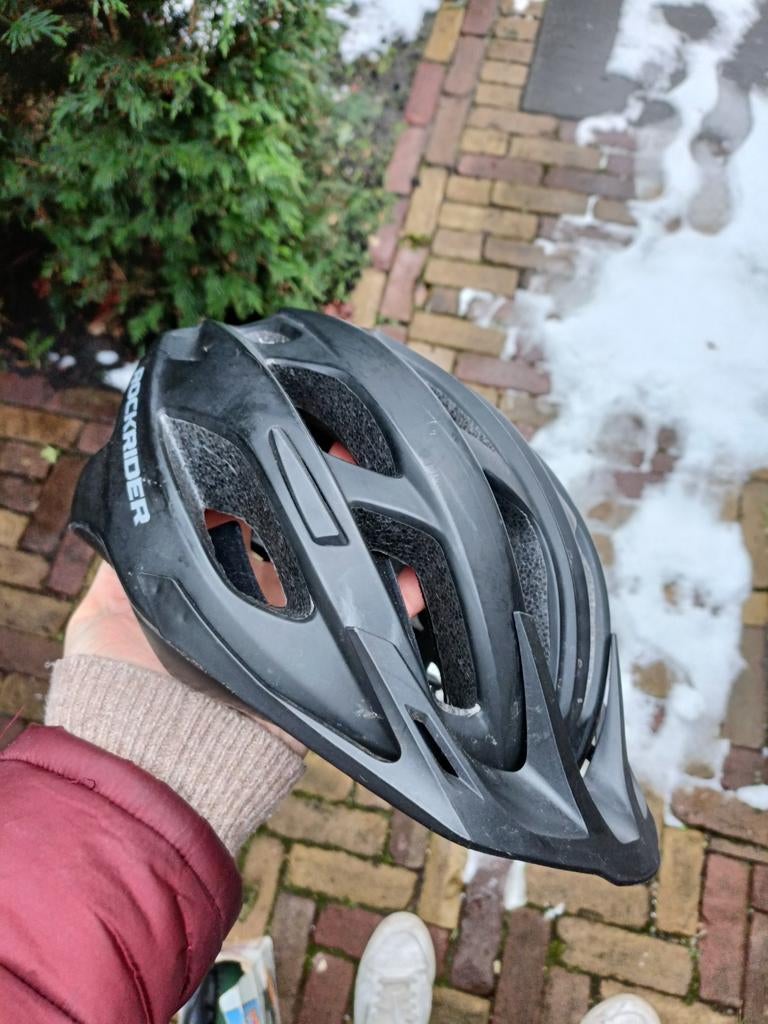 Mtb helm Rockrider, Gebruikt, L, Heer of Dame, Ophalen