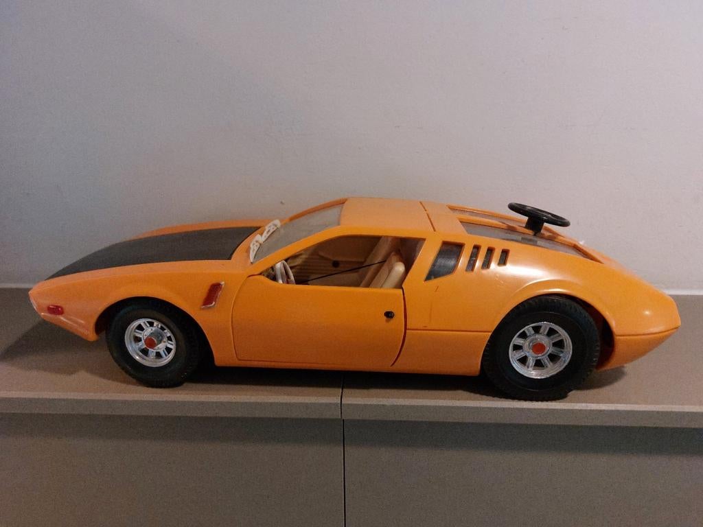 Zeldzame De Tomaso Mangusta Piko / Anker DDR 1:12, Ophalen of Verzenden