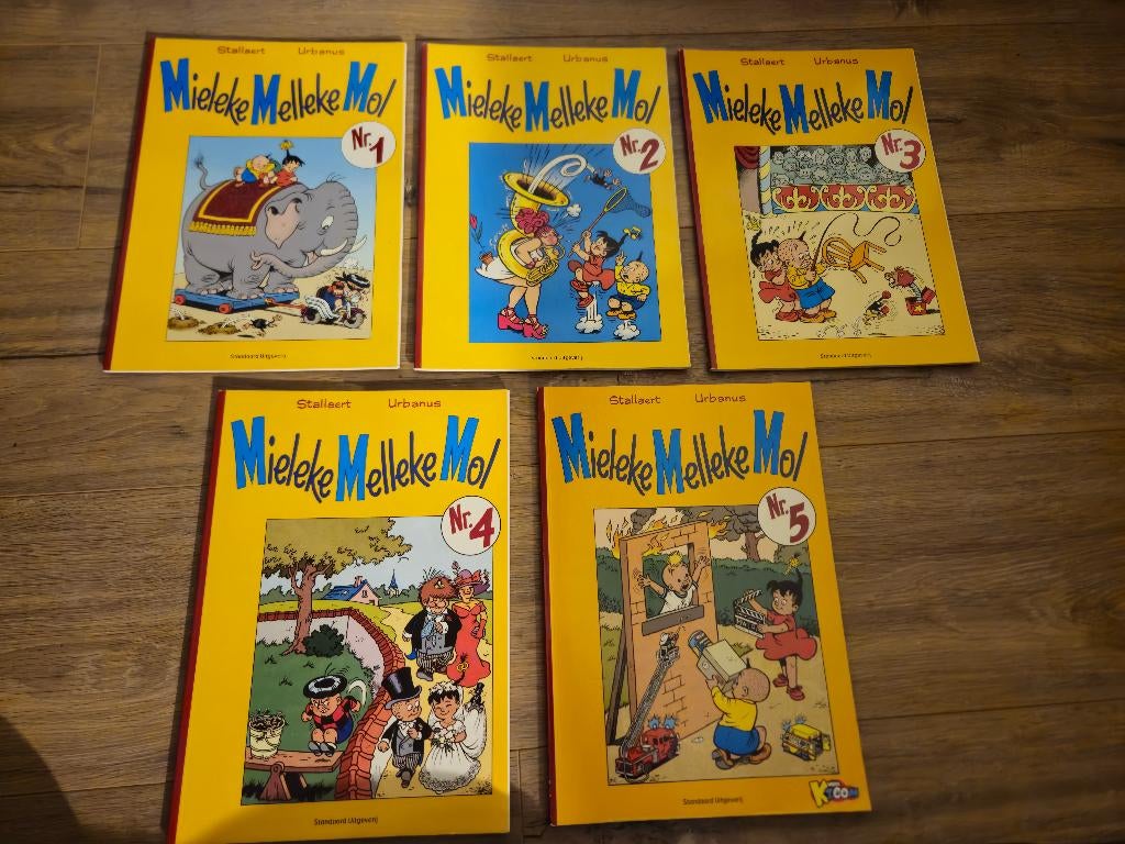 Mieleke Melleke Mol, deel 1 t/m 5, Complete serie of reeks, Ophalen of Verzenden, Zo goed als nieuw, Urbanus