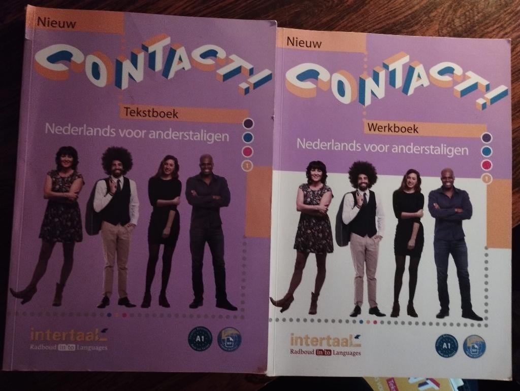Contact! 1 Werkboek + tekstboek, Boeken, Ophalen of Verzenden, Gelezen, Nederlands