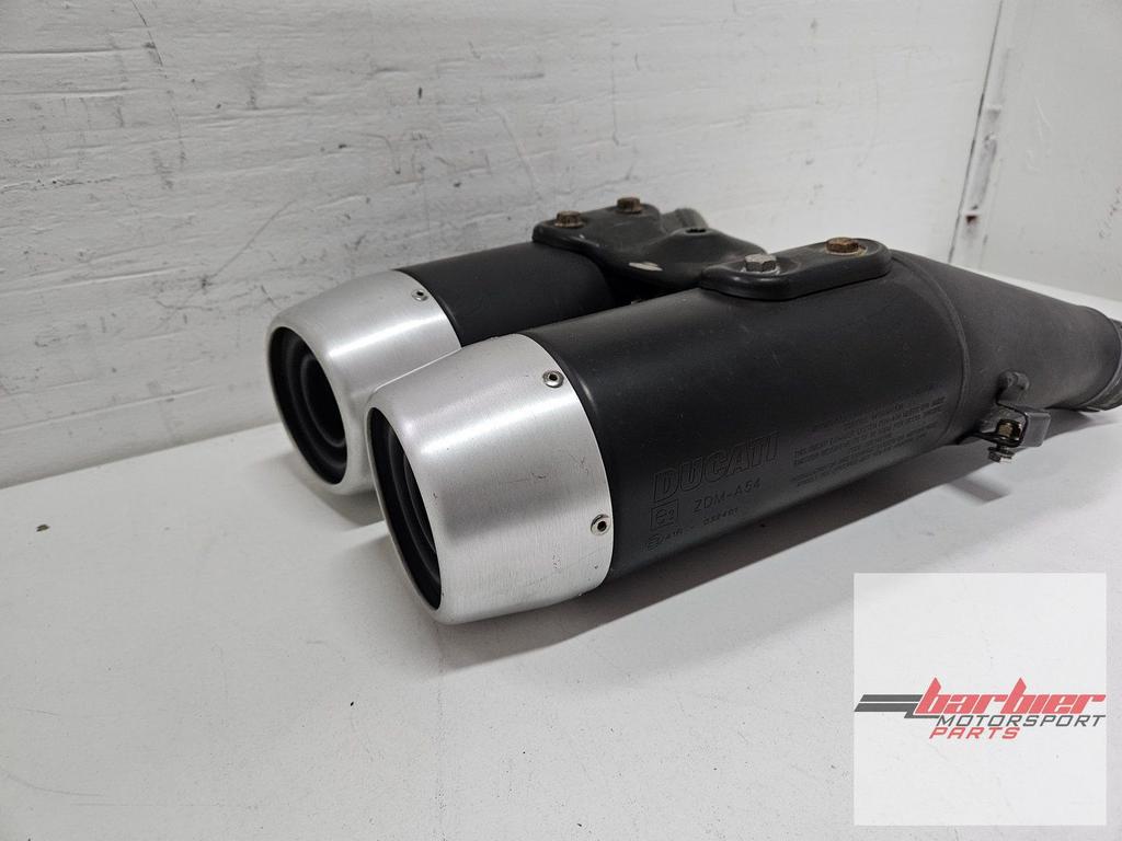 Ducati Hypermotard 1100 2008-2009 Uitlaatdemperset Origineel, Motoren, Onderdelen | Ducati, DUCATI, Gebruikt, Ophalen of Verzenden