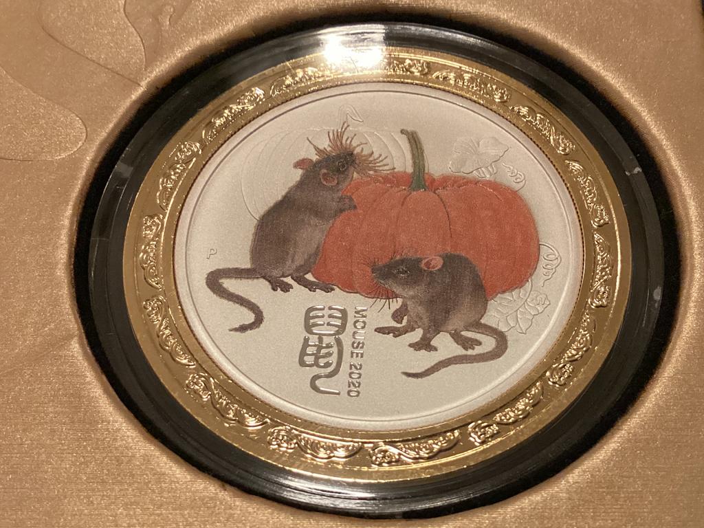 Perth mint Lunar III 2020 - 1 oz Zilver ZELDZAAM, Ophalen, Zilver