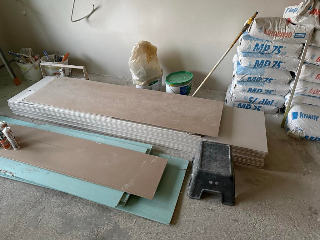 Stucplaten - Diverse afmetingen, Ophalen, Gebruikt, Hout, Minder dan 20 mm