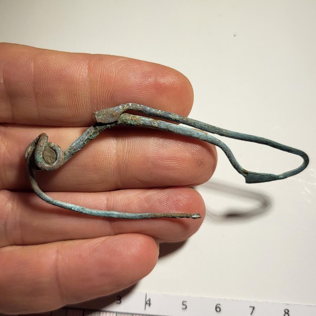 Bodemvondst Keltische la tene fibula, Ophalen of Verzenden